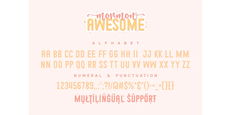 Mormon Awesome Duo Font by Jasa (7NTypes) — Display Font — thumbnail 7