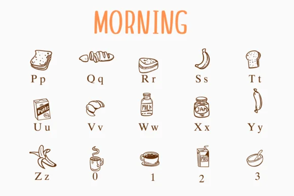 Morning by Nongyao — Dingbats Font — thumbnail 3