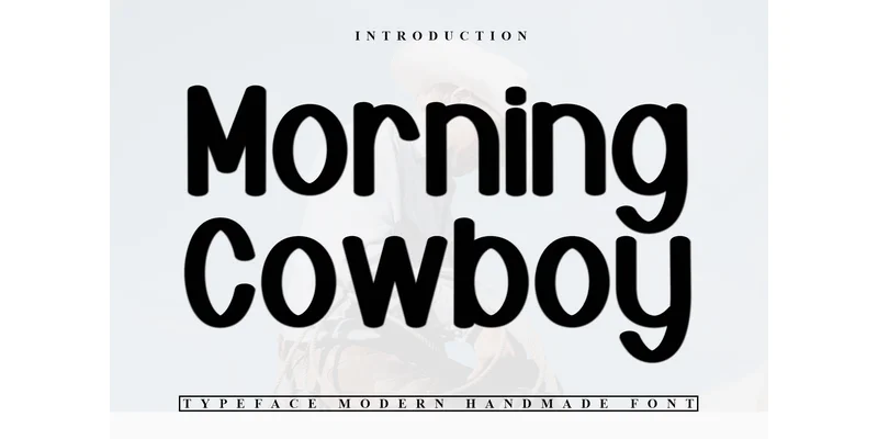 Morning Cowboy Font by FreshTypeINK — Display Font