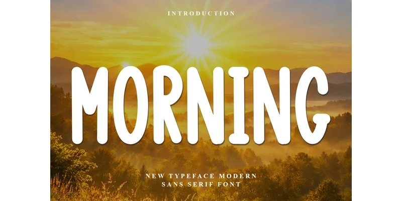 Morning Font by Inermedia STUDIO — Display Font