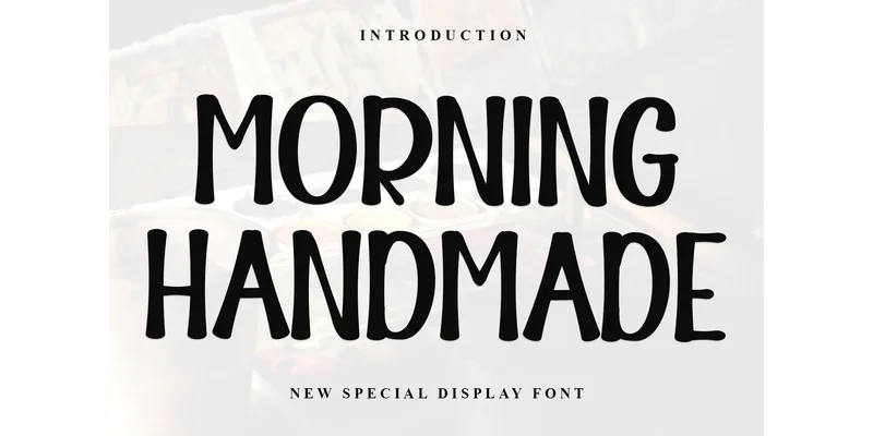 Morning Handmade Font by Inermedia STUDIO — Display Font