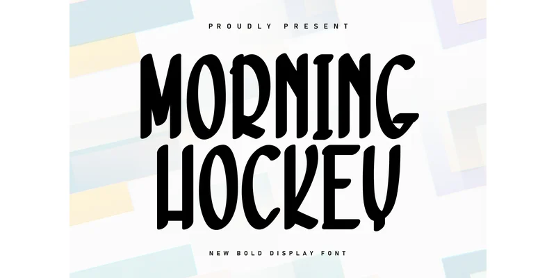 Morning Hockey Font by KC Production — Display Font