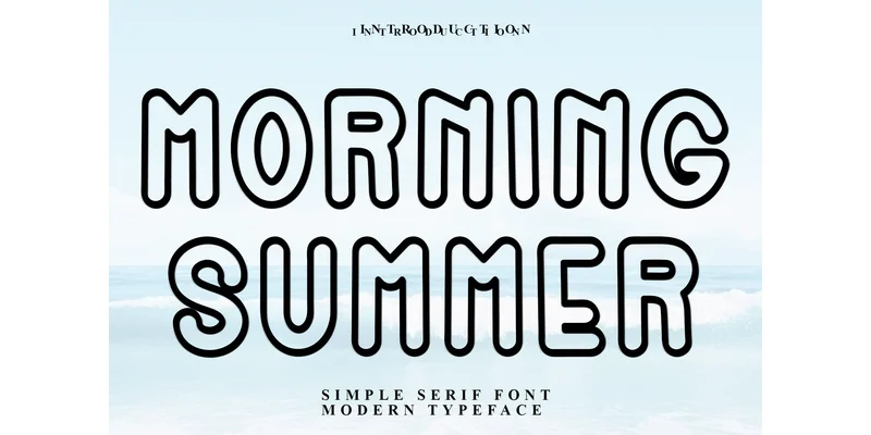 Morning Summer Font by Inermedia STUDIO — Display Font