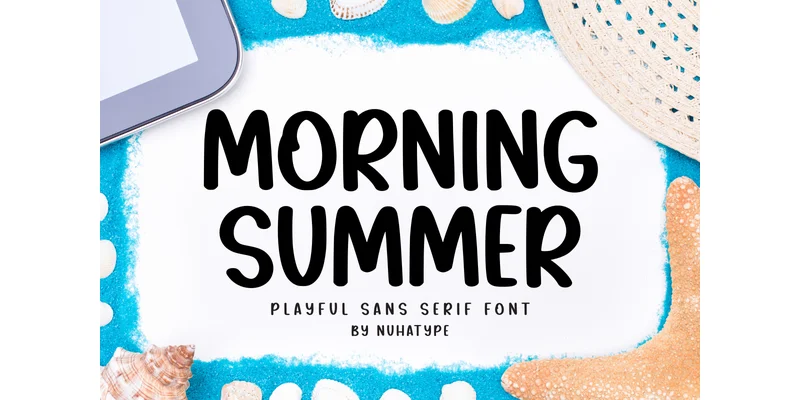 Morning Summer Font by Nuhatype — Sans Serif Font