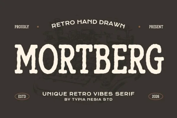 Mortberg by Typia Nesia — Slab Serif Font