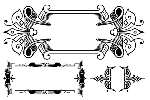 Mortised Ornaments by Intellecta Design — Dingbats Font