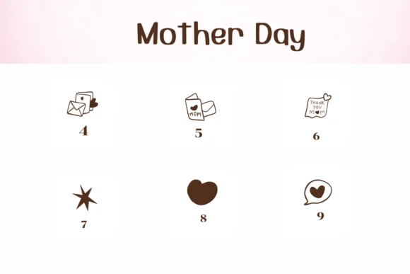 Mother Day by Ketsarin — Dingbats Font — thumbnail 4