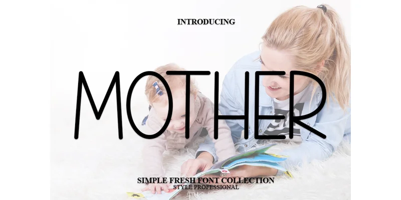 Mother Font by PAYJHOshop — Sans Serif Font