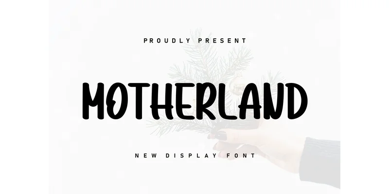 Motherland Font by KC Production — Display Font