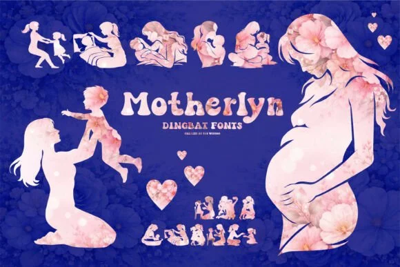 Motherlyn by edywiyonopp — Dingbats Font