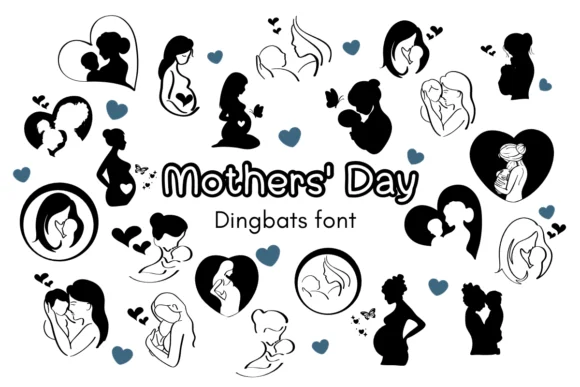 Mothers' Day by Nun Sukhwan — Dingbats Font