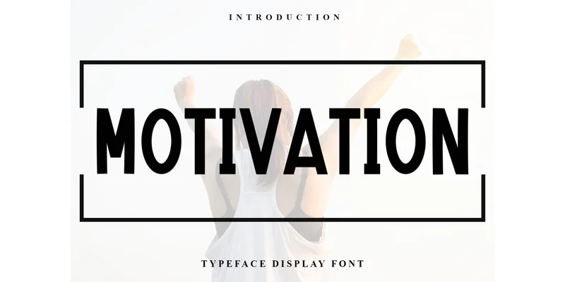 Motivation Font by FreshTypeINK — Display Font