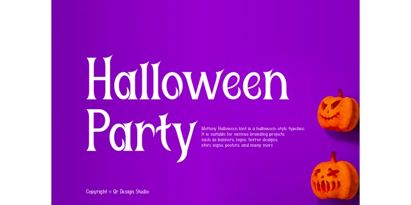Motteny Halloween Font by qrdesignstd — Display Font — thumbnail 3