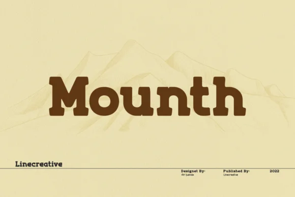 Mount by Line creative — Slab Serif Font