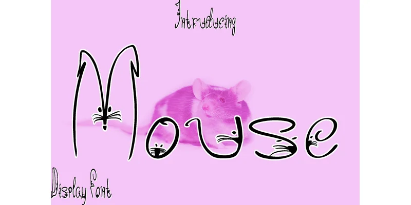 Mouse Font by santoso studio by santoso studio — Decorative Font