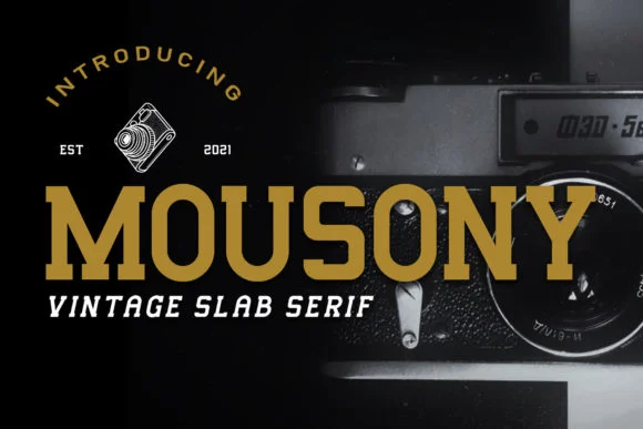 Mousony by Sakha Design — Slab Serif Font