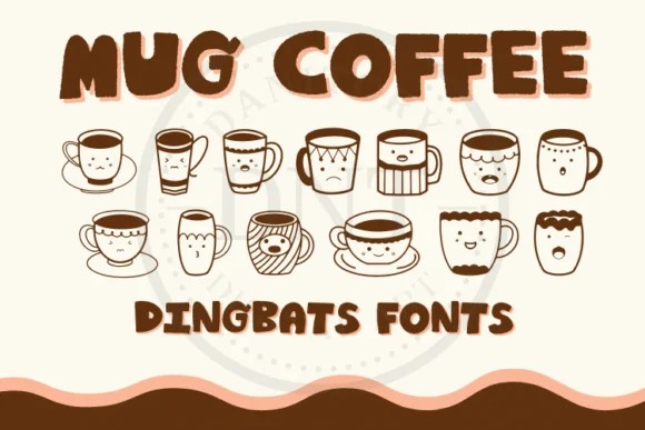 Mug Coffee by danita.kukkai — Dingbats Font