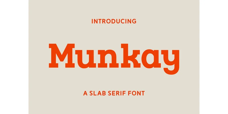 Munkay Font by Ardi (7NTypes) by Ardi (7NTypes) — Slab Serif Font