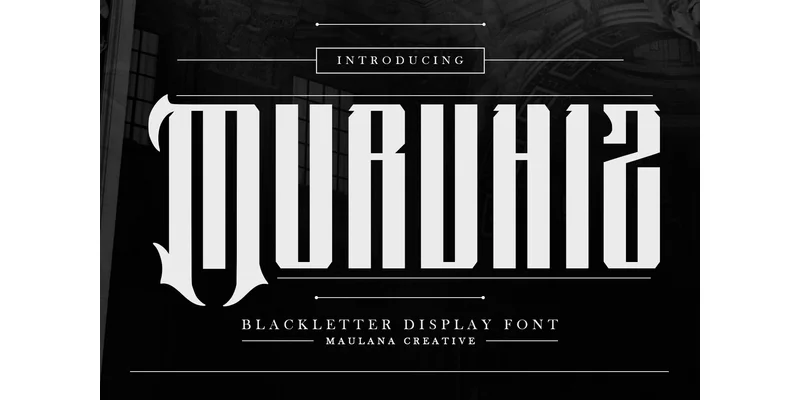 Murvhiz Font by Maulana Creative by Maulana Creative — Blackletter Font