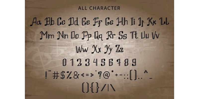 Musical Tone Font by Kido Studio — Display Font — thumbnail 6