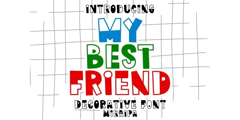 My Best Friend Font by miraipa by miraipa — Decorative Font