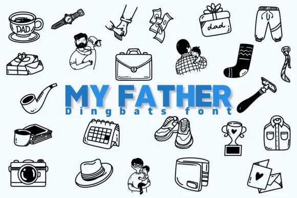 My Father by Chonada — Dingbats Font