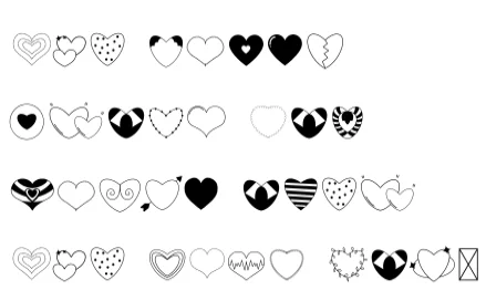 My Heart by danita.kukkai — Dingbats Font — thumbnail 6