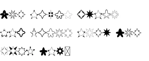 My Star by danita.kukkai — Dingbats Font — thumbnail 5