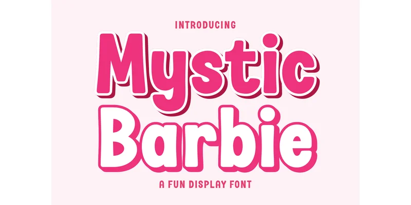 Mystic Barbie Font by Eightde — Display Font