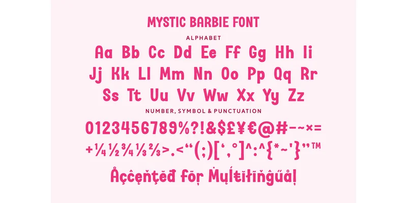 Mystic Barbie Font by Eightde — Display Font — thumbnail 7