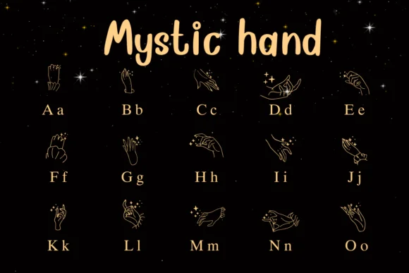 Mystic Hand by Nongyao — Dingbats Font — thumbnail 2