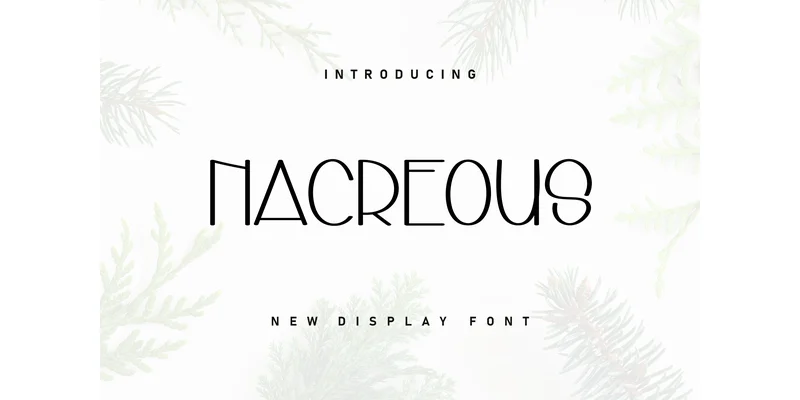 Nacreous Font by KC Production — Display Font