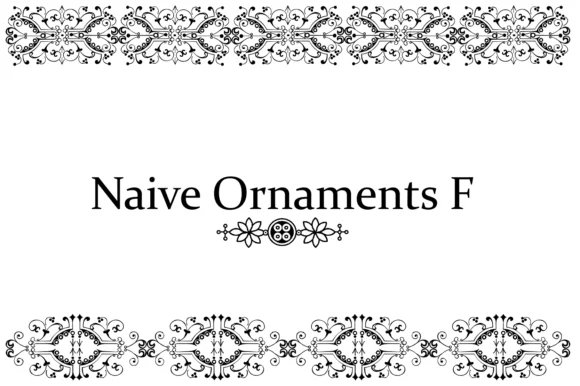 Naive Ornaments F by Intellecta Design — Dingbats Font