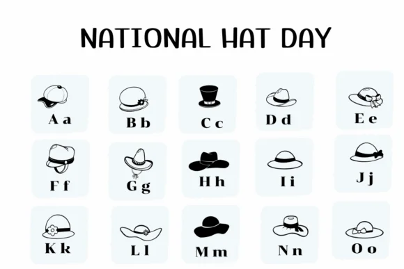 National Hat Day by Ketsarin — Dingbats Font — thumbnail 2
