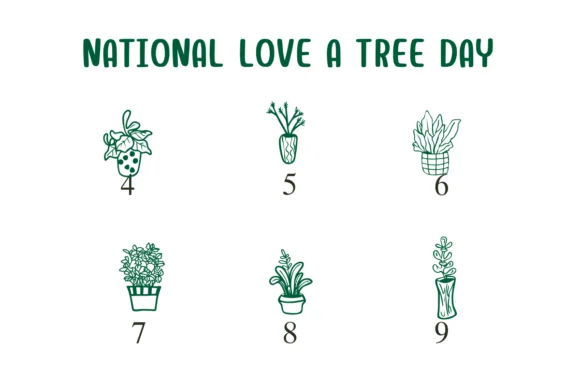 National Love a Tree Day by Nongyao — Dingbats Font — thumbnail 4