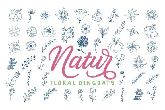 Natur by Dito (7NTypes) — Dingbats Font
