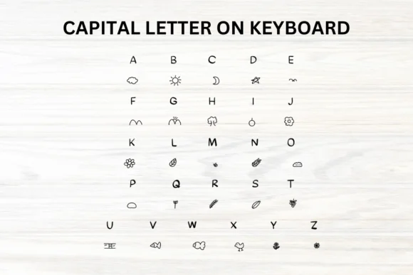 Natural by fonty88 — Dingbats Font — thumbnail 2