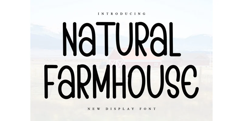 Natural Farmhouse Font by K_IN Studio — Sans Serif Font