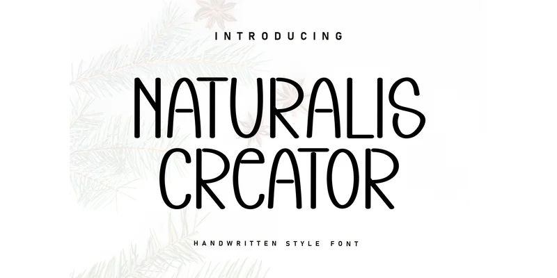 Naturalis Creator Font by Berkah Shop — Display Font