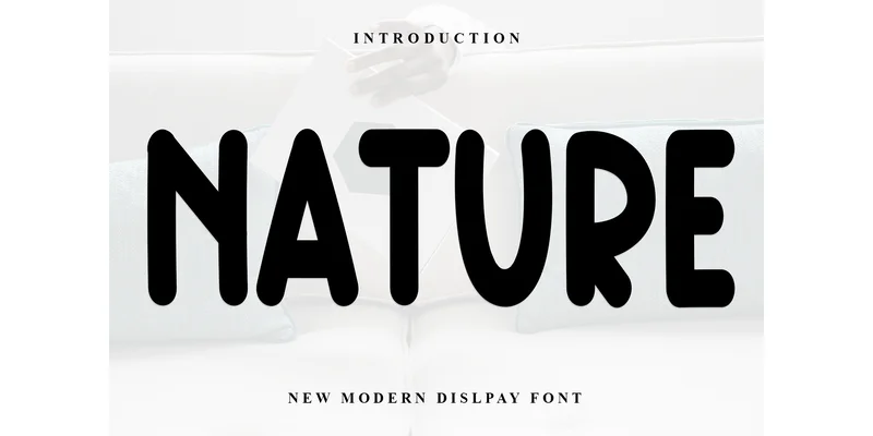 Nature Font by FreshTypeINK — Display Font