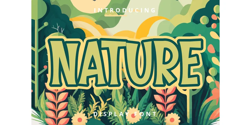 Nature Font by nicetrip7 — Display Font