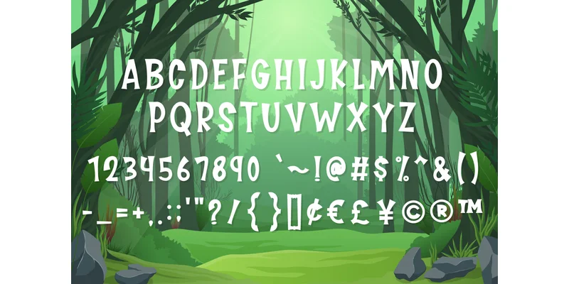 Nature Font by nicetrip7 — Display Font — thumbnail 4