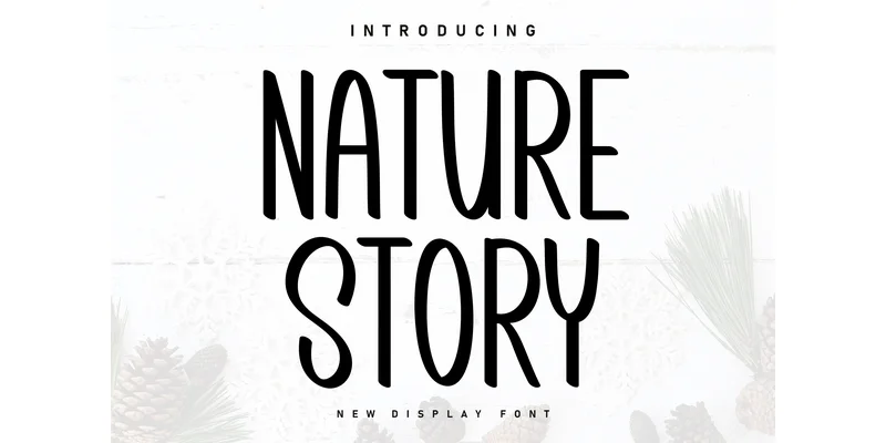Nature Story Font by Berkah Shop — Display Font