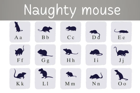 Naughty Mouse by Nongyao — Dingbats Font — thumbnail 2