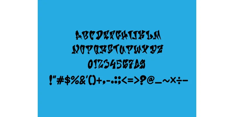 Neo Grafy Font by NeoReborn — Display Font — thumbnail 4
