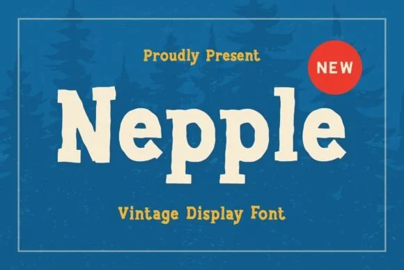 Nepple by imoodev — Slab Serif Font