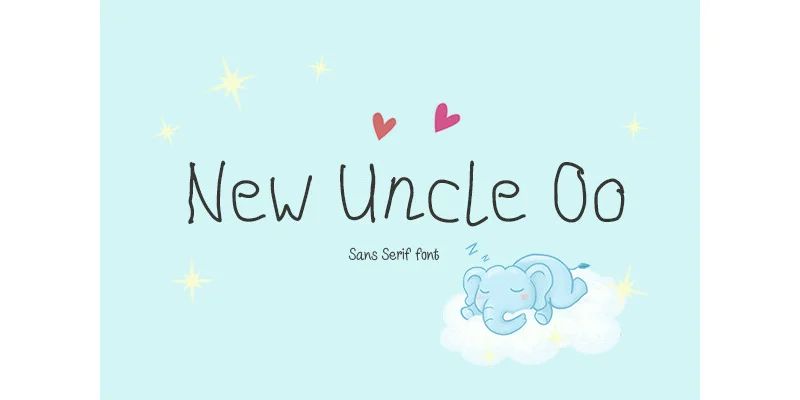 New Ancle Oo Font by TanoiCartoonist — Sans Serif Font