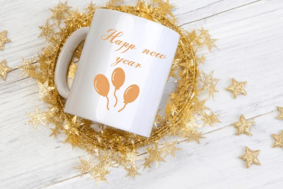 New Year Balloons by Nongyao — Dingbats Font — thumbnail 7