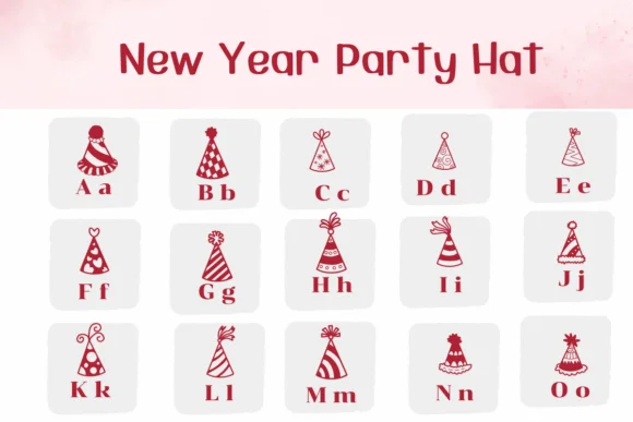 New Year Party Hat by Ketsarin — Dingbats Font — thumbnail 2