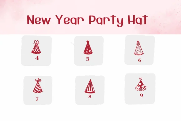 New Year Party Hat by Ketsarin — Dingbats Font — thumbnail 4